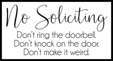 No Soliciting Sign Free Printable No Soliciting Signs Funny No