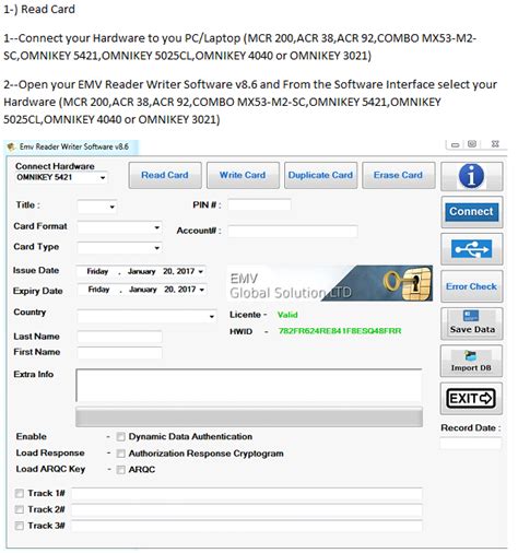 Emv reader writer v8.6 download