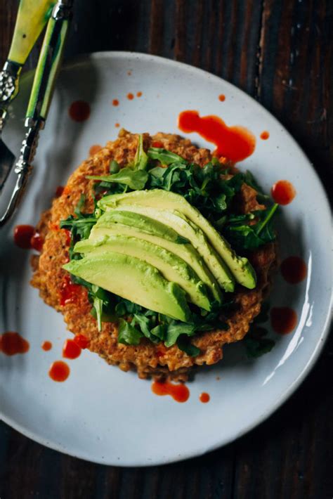 This vegan muesli bowl is so completely amaze, you'll never miss conventional cereals or dairy milk. Savory Freekeh Pancakes | Well and Full