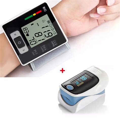Automatic Wrist Blood Pressure Monitor Digital Heart Beat Meter