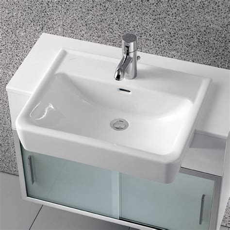 Semi Recessed Wash Basin Sink Kitchen And Bath
