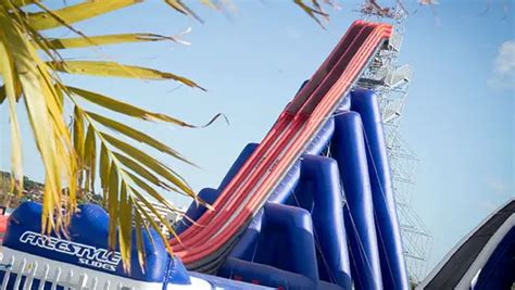 Enormous Inflatable Drop Water Slide In Australia Is Named Tallest In