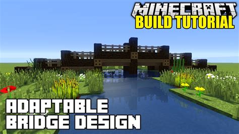 Minecraft How To Build A Bridge Tutorial Simple Easy