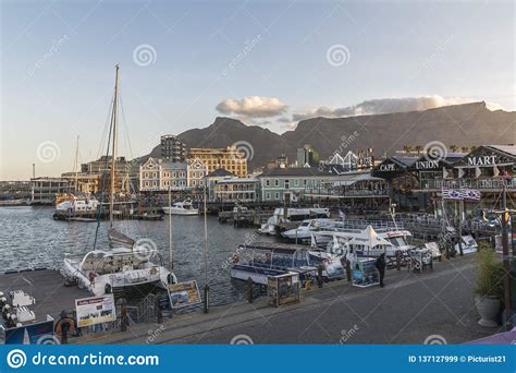 Vanda Waterfront Harbour In Cape Town Late Afternoon Editorial Stock