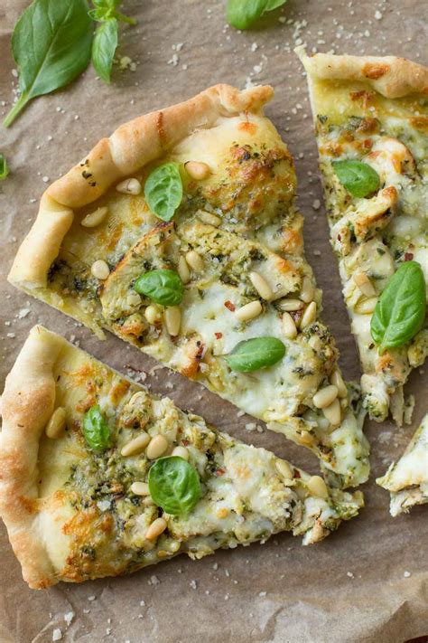 Chicken Pesto Pizza Recipe Life Made Simple