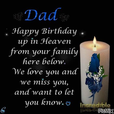happy dad for you in heaven dad vídeo mensagem de feliz aniversário mensagem de aniversário