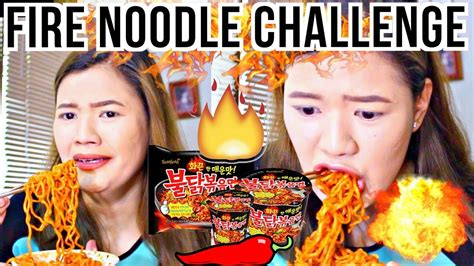 SPICY KOREAN FIRE NOODLE CHALLENGE Philippines MUKBANG By