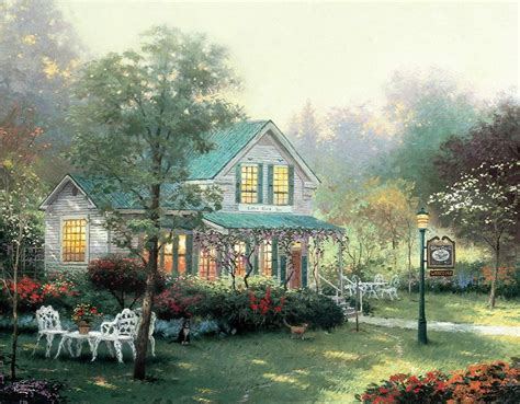 Thomas Kinkade 4 X 500 Piece Ceaco Jigsaw Puzzle Multi Pack