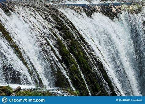 A Magnificent Waterfall Called Strbacki Buk On The Beautifully Clean