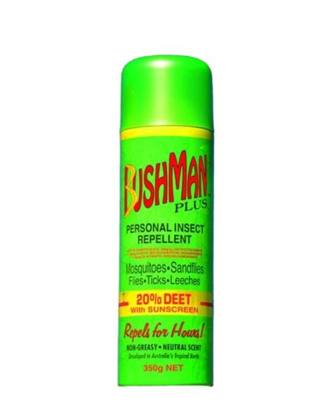 Bushman Insect Repellent Plus Spray 350g Pestrol Australia