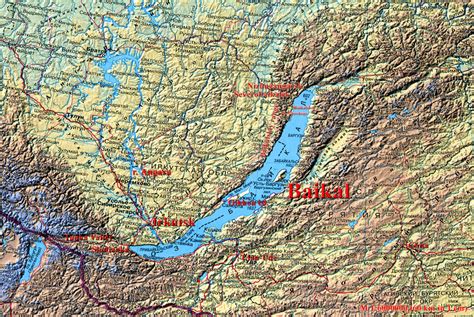 Lago Baikal Map