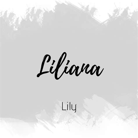 Liliana Names With Meaning Baby Names Pretty Names