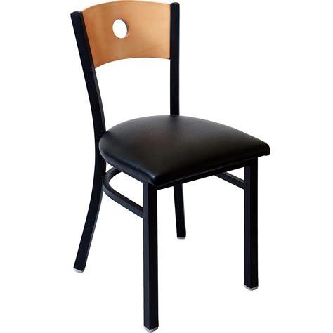 How to choose commercial chairs. Interchangeable Back Metal Restaurant Chair with a Circled Back