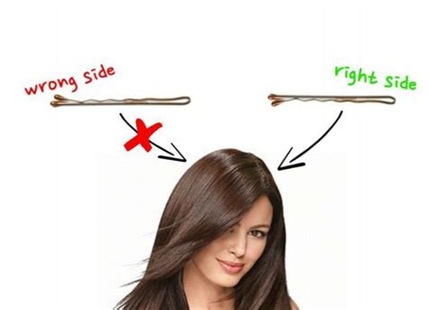 use the right side bobby pins hair hacks bobby pin hairstyles