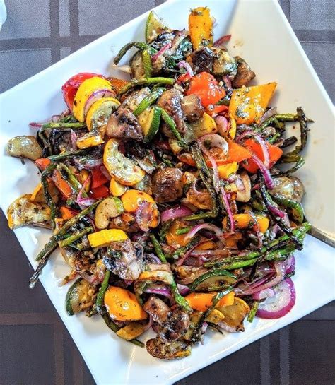 Slice each lemon into 4 chunks, remove the seeds, and throw the lemon pieces into your blender along with the water. Incredible Grilled Vegetables | My Trim Kitchen | Recipe ...