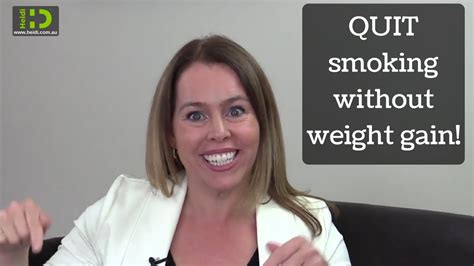 How To Quit Smoking Without Weight Gain Youtube