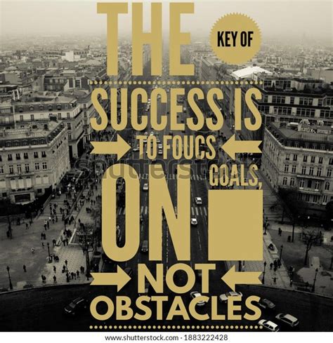 Inspiration Motivational Success Quotes Key Success Stock Illustration