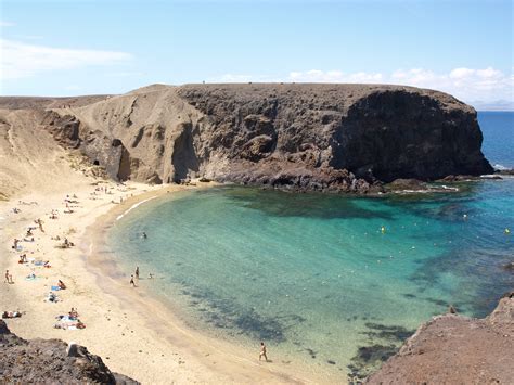 Lanzarote Sur Puerto Del Carmen Ajaches Playa Papagayo Isla De Lanzarote Playas Canarias