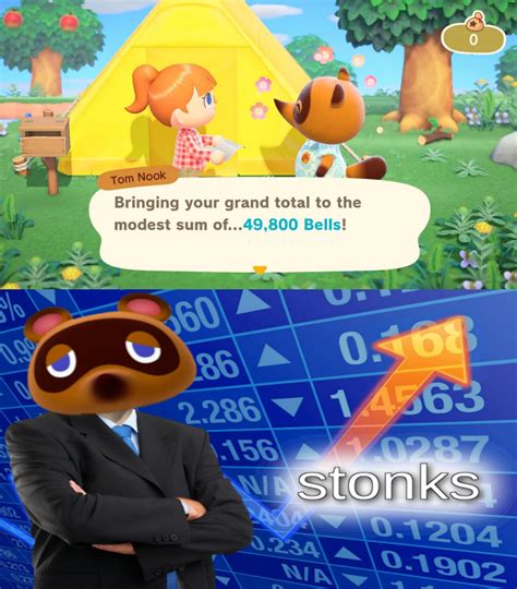 Tom Nook Is The Real Stonk Master Ranimalcrossing