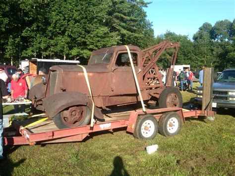 Tow Truck Print Rusty Old Tow Truck Old Tow Truck Wrecker Vintage
