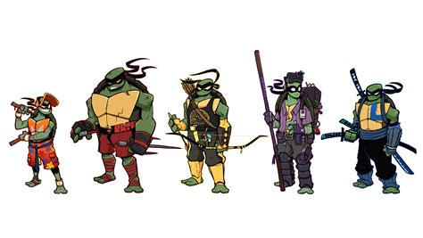 Ben Martin Portfolio Teenage Mutant Ninja Turtles Character Designs