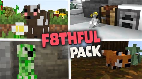 F8thful 8x8 Minecraft Texture Pack 119 Max Fps Youtube