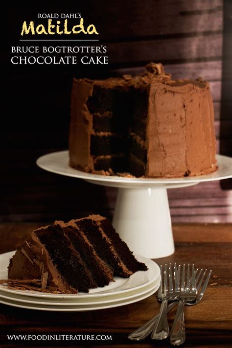 The one that bruce bogtrotter has to eat all of. Bruce Bogtrotter's Chocolate Cake | Matilda | In Literature