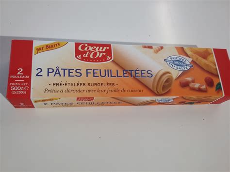 2 rouleaux de pâtes feuilletées