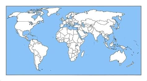 Blank World Political Map Pdf Calendrier 2021