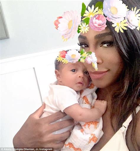 Serena williams' daughter recently warmed many hearts after a picture that captured her posing in a regal ensemble was shared via one of the social media pages created in her name. Serena Williams shares a photo of newborn daughter Alexis | Daily Mail Online