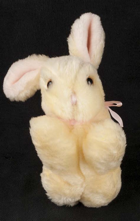 Le Chat Noir Boutique Eden Rabbit Musical Yellow Bunny Plush Stuffed