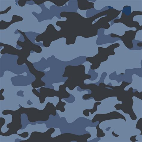 6 Blue Camouflage Texture Tile Png Transparent