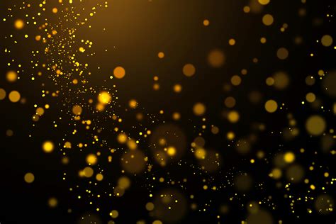 Gold Glitter Light Bokeh Background Afbeelding Door Khanisorn