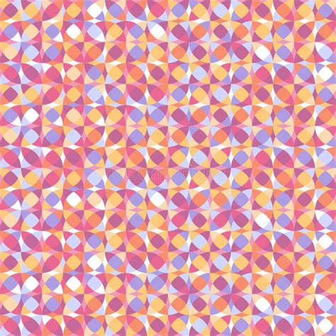 Seamless Geometric Pattern In Light Colors Stock Vector Illustration