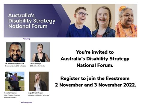 Youre Invited To Join Australias Disability Strategy National Forum