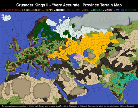 My First Ck2 Map Very Accurate Province Terrain Map Rcrusaderkings