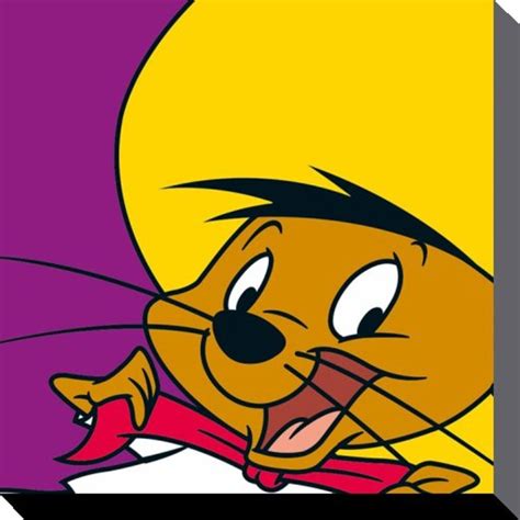 Looney Tunes Speedy Gonzales Canvas Print 40 X 40 Cm Looney Tunes