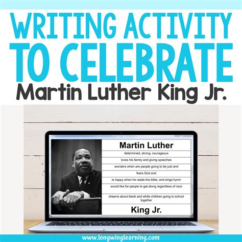 Writing Bio Poems To Celebrate Martin Luther King Jr Longwing Learning