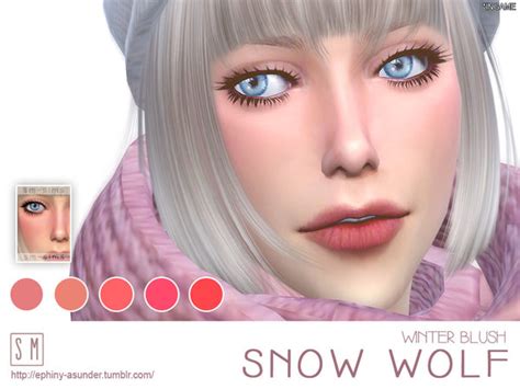 Screaming Mustards Snow Wolf Winter Blush Sims 4 Updates ♦