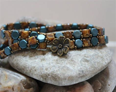 Trendy Czechmate Tile Multi Wrap Bracelet Stack Bracelet Etsy In 2021