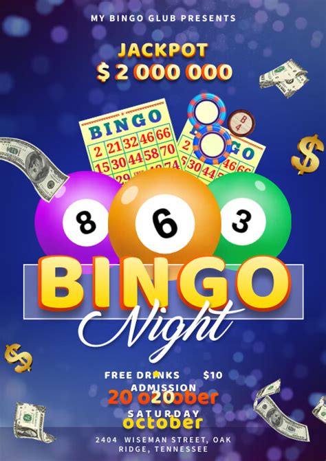 Bingo Night Event Flyer Template Postermywall