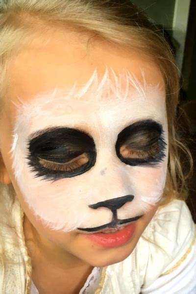 Panda Bear Makeup