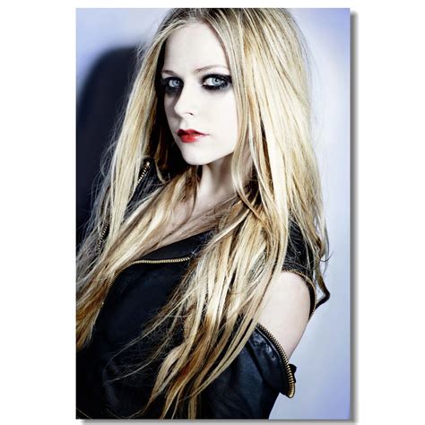 Custom Canvas Wall Prints Music Singer Avril Lavigne Poster Avril
