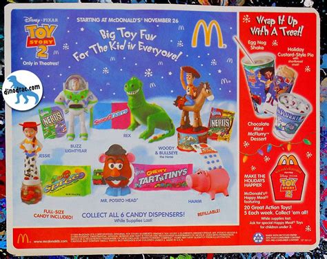 An Advertisement For Mcdonalds Toys Featuring Characters From The