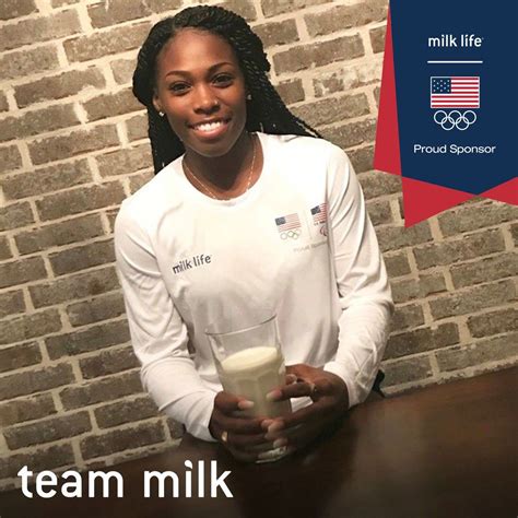 Team Milk Athlete And U S Olympic Athlete In The M Shuna Lasha Milk Life Olympic
