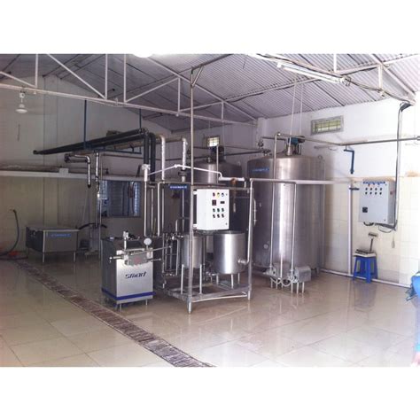 Stainless Steel Mini Dairy Plant For Industrial Purpose Capacity 200