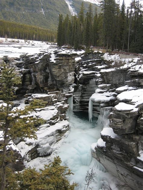 Stunning Scenery Athabasca Falls Jasper National Park C Flickr
