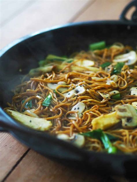 Mushroom Chow Mein Girl Eats World