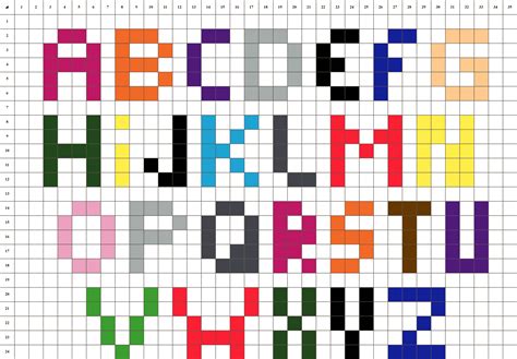 Letter A Pixel Art