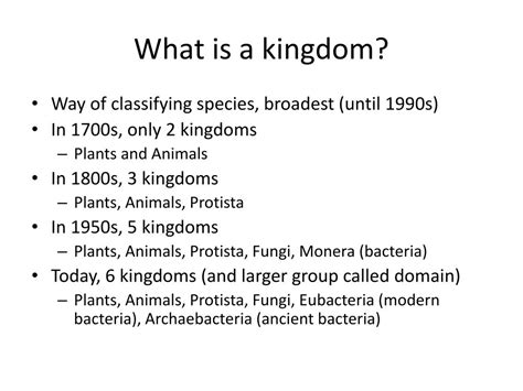 Ppt Kingdoms Powerpoint Presentation Free Download Id 1919594